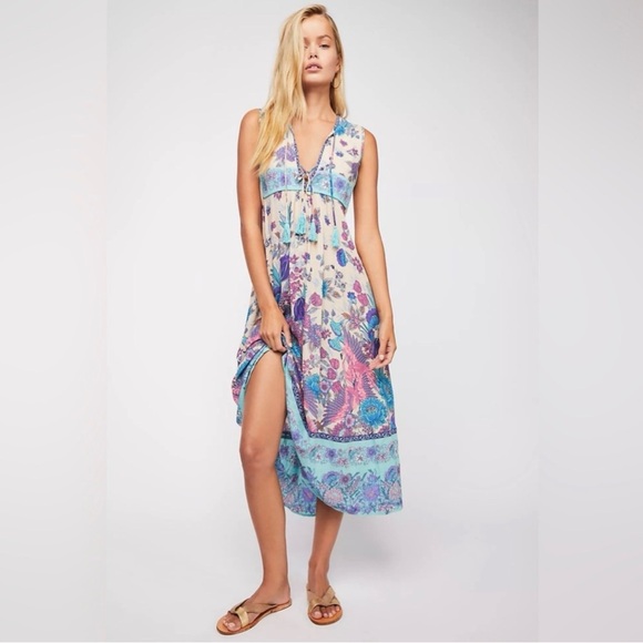 Spell Dresses & Skirts - Spell Siren Song Boho Midi Dress, XS, VGUC!